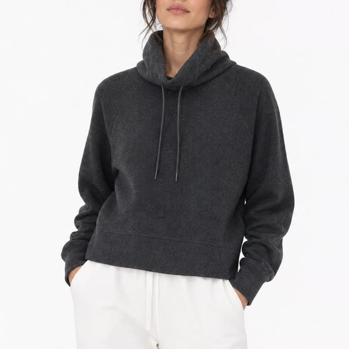 Old Navy Go-Warm Fleece Funnel Neck Pullover Sweatshirt Gray XS