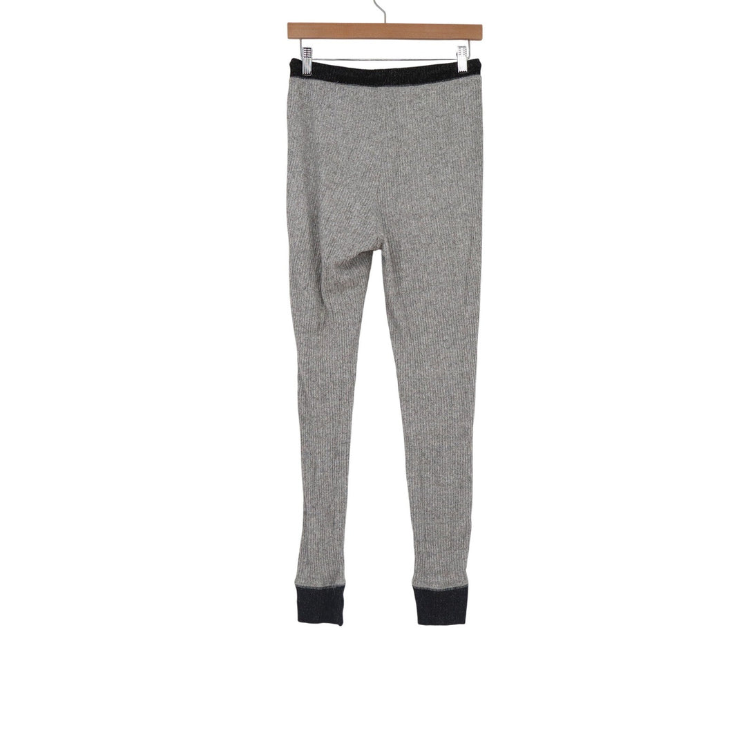 Old Navy Womens Gray Ribbed Knit Lounge Jogger Pants Drawstring Size M