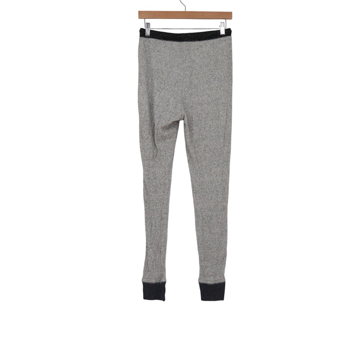 Old Navy Womens Gray Ribbed Knit Lounge Jogger Pants Drawstring Size M