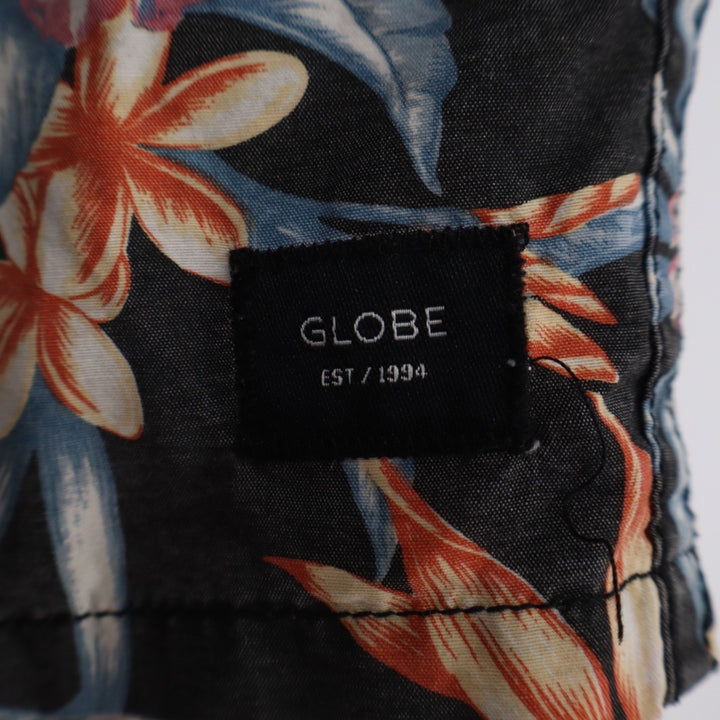Globe Mens Black Floral Tropical Board Shorts Swim Trunks Size 33