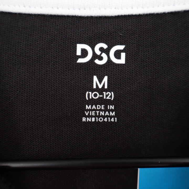 DSG Girls Medium 10-12 Harlem New York Basketball Graphic Tee Black