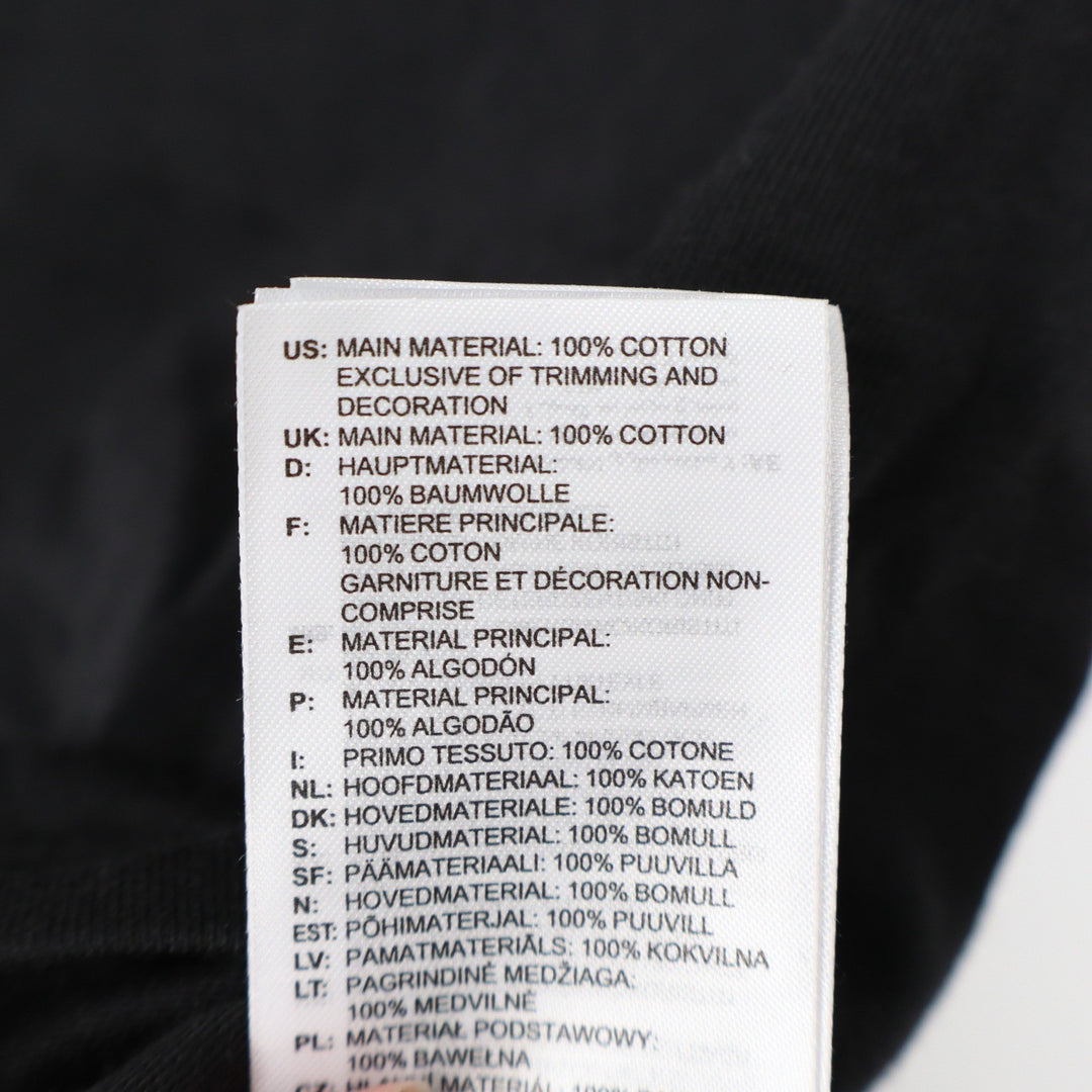 Adidas Originals Kids XS Black Trefoil Logo Cotton T-Shirt New