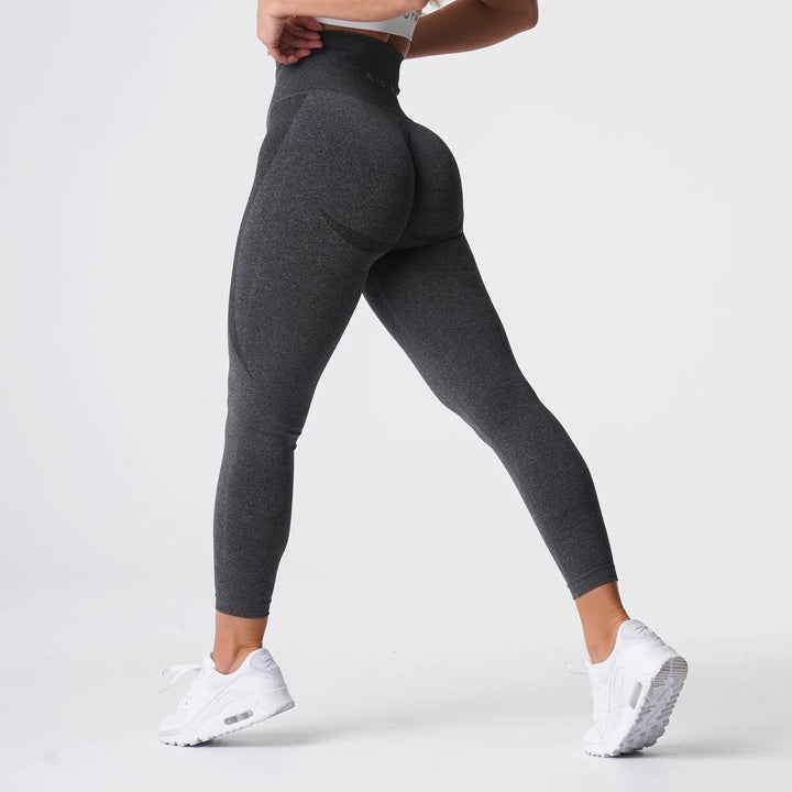 NVGTN Seamless Contour Leggings Womens Small Black Stretch High Waist Skinny Leg