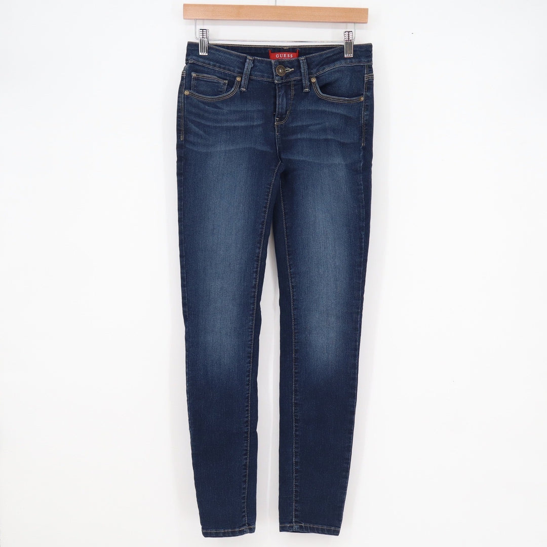 Guess Los Angeles Sienna Curvy Skinny Jeans Dark Wash Medium Rise Size 26