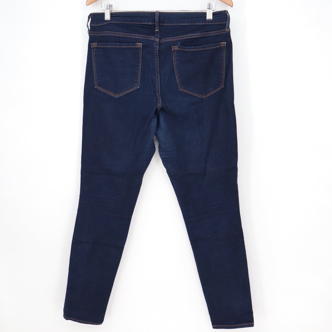 Old Navy Rockstar Super Skinny Jeans Womens 12 Dark Wash Indigo Denim