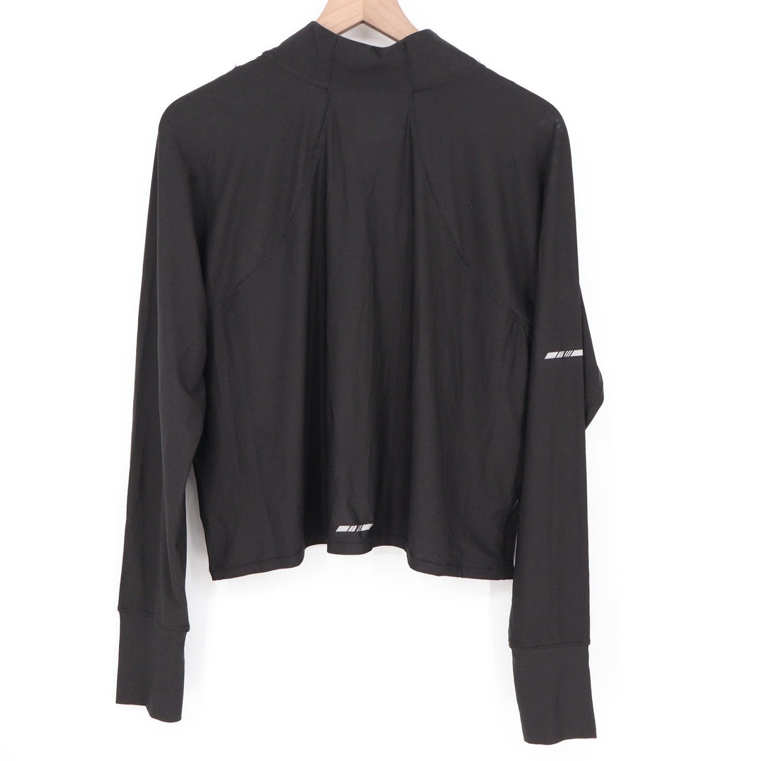 DSG Womens Run Meet & Greet 1/2 Zip Pure Black Pullover XXL