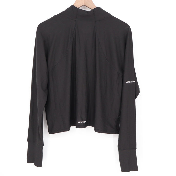 DSG Womens Run Meet & Greet 1/2 Zip Pure Black Pullover XXL