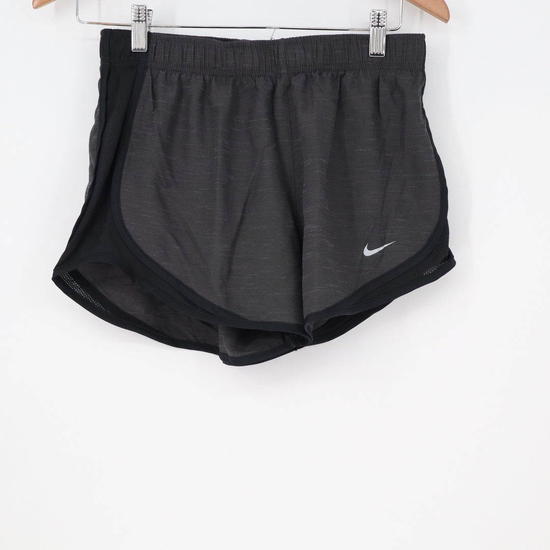 Nike Womens Dri-FIT Running Shorts Dark Charcoal Grey Size S