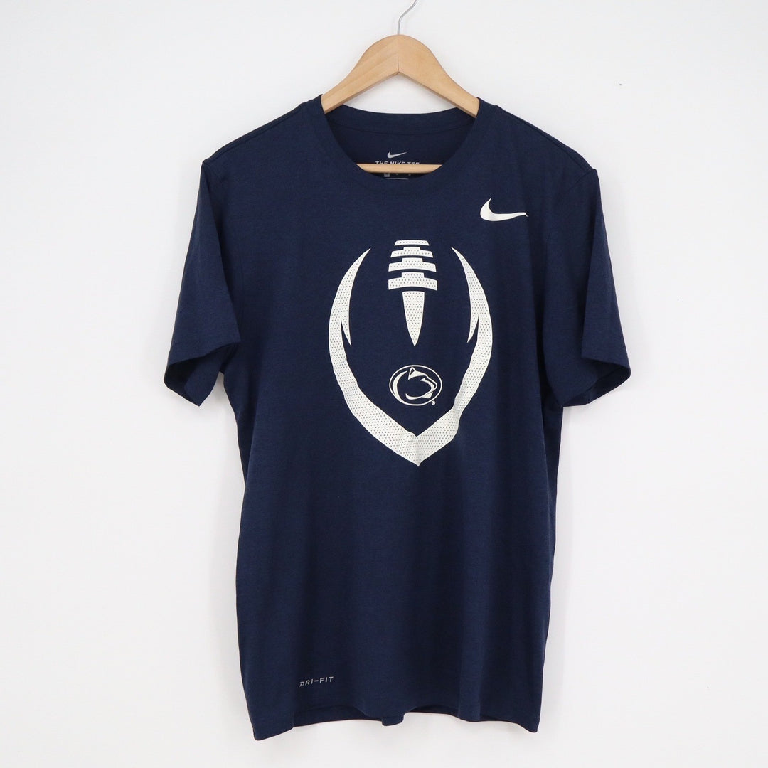 Nike Penn State Nittany Lions Dri-FIT T-Shirt Mens Medium Navy Blue