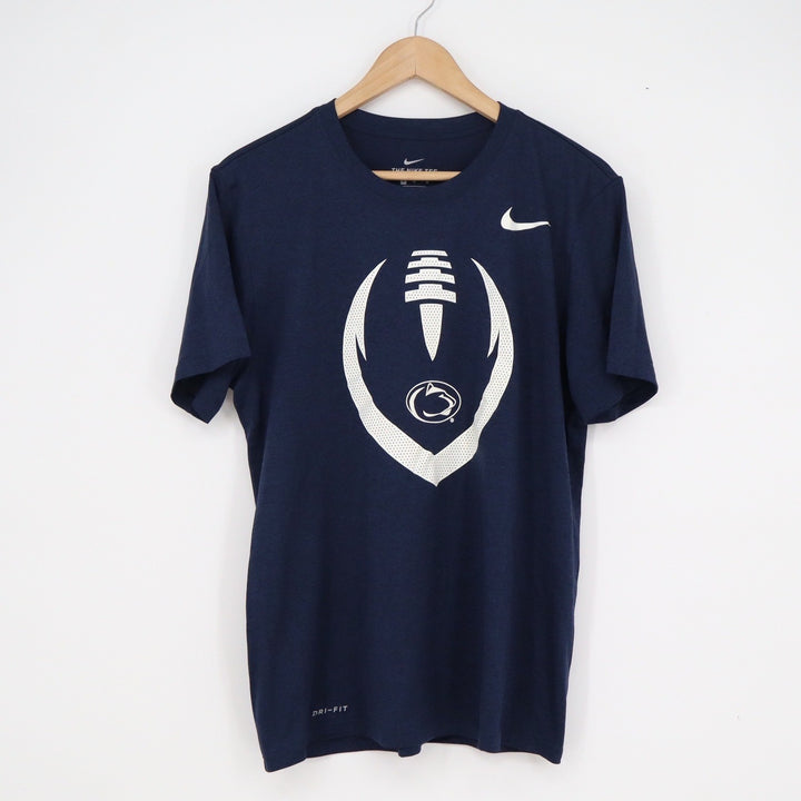 Nike Penn State Nittany Lions Dri-FIT T-Shirt Mens Medium Navy Blue