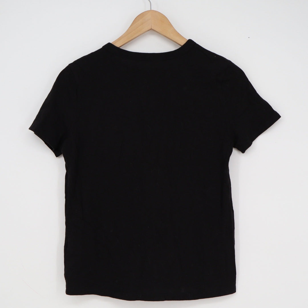 Old Navy Everywear Womens XS Black Cotton Short Sleeve Crewneck Basic T-Shirt