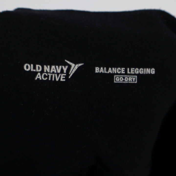 Old Navy Go-Dry Balance Leggings Womens M Black Stretch Mid Rise Skinny Active