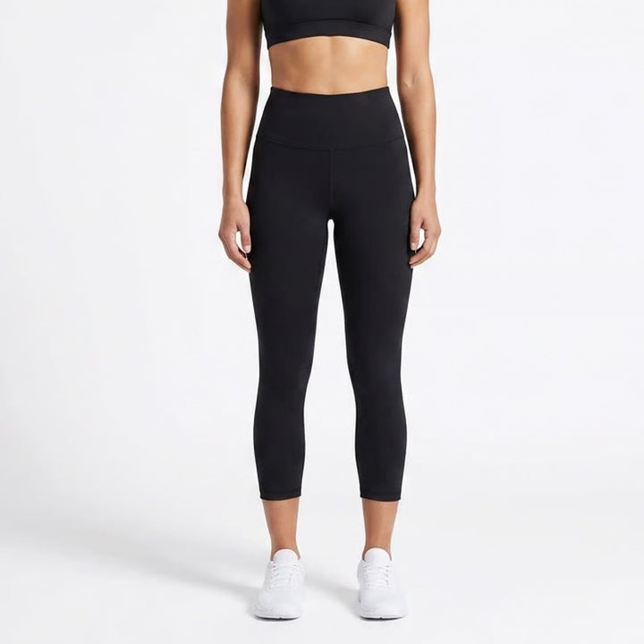 DSG Womens Momentum High Rise Capri Leggings Pure Black XXS NEW