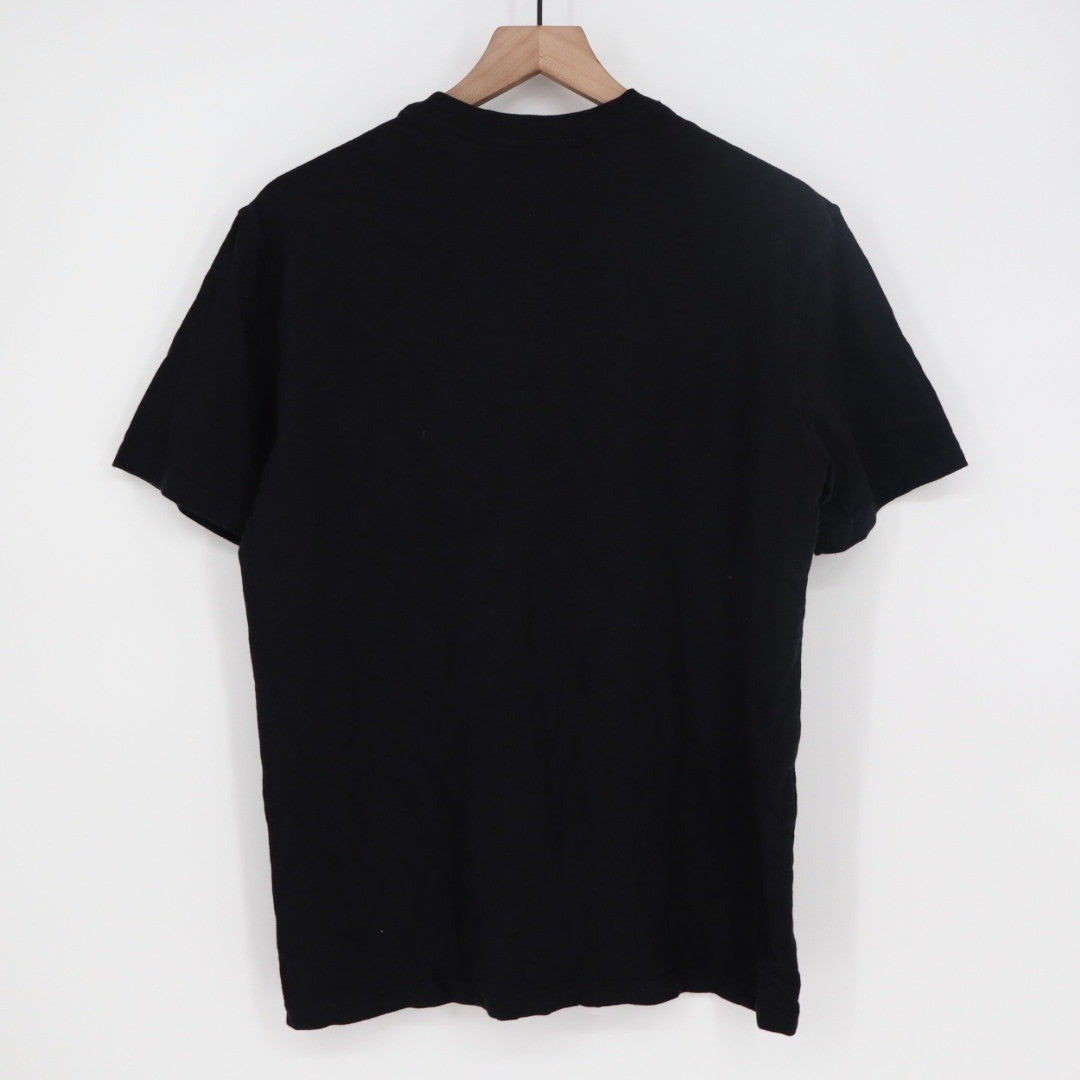 American Giant Mens V Neck T Shirt Black Size Medium Made in USA Cotton