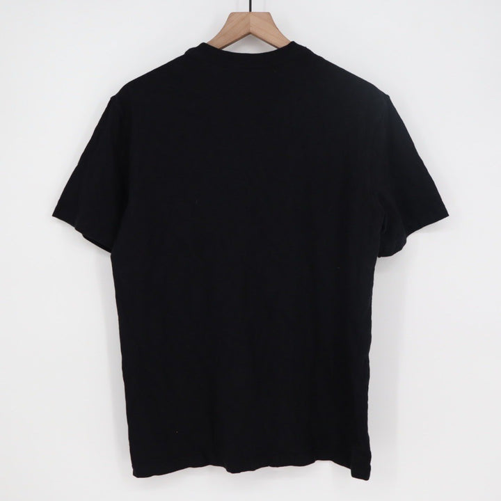 American Giant Mens V Neck T Shirt Black Size Medium Made in USA Cotton