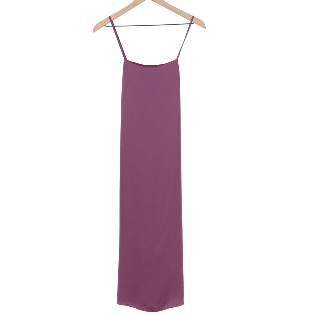 Madewell Slip Dress Womens 0 Mauve Spaghetti Strap Side Slits Sleepwear Pullover