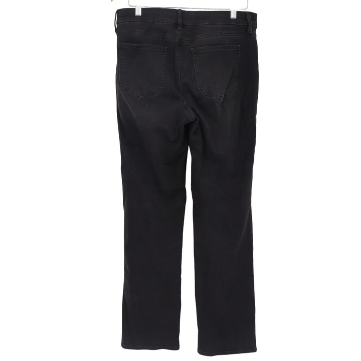 NYDJ Jeans Womens 8 Straight Leg Black Stretch Lift Tuck Denim Excellent