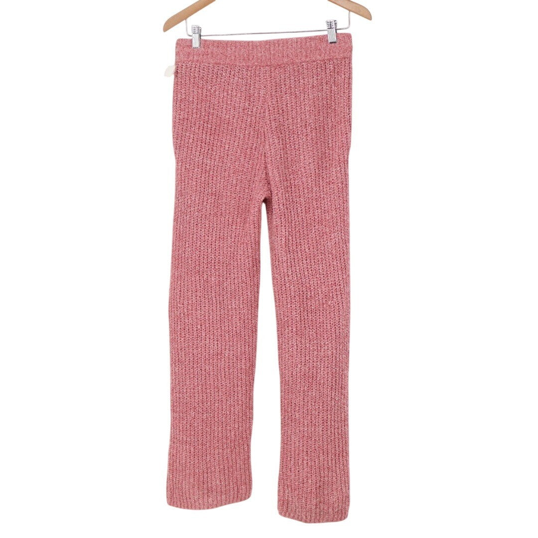 State of Day Intimates Knit Lounge Pants Womens XS Crimson Red Marl Drawstring