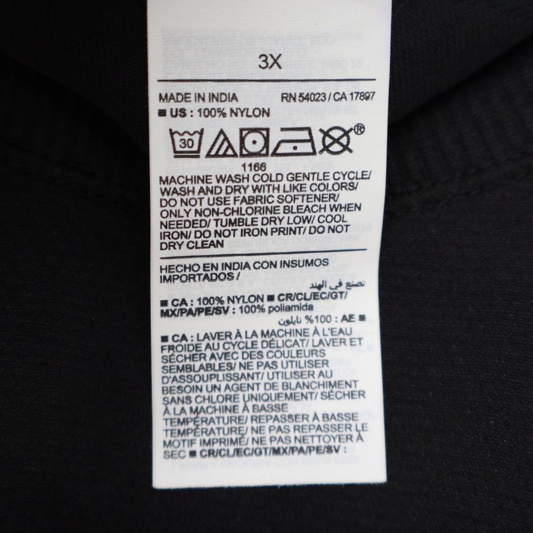 Old Navy Active Go-Dry Seamless Black T-Shirt Women 3X
