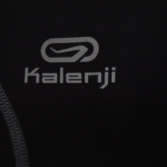 Kalenji Mens Black Running Leggings Athletic Training XS Reflective Logo