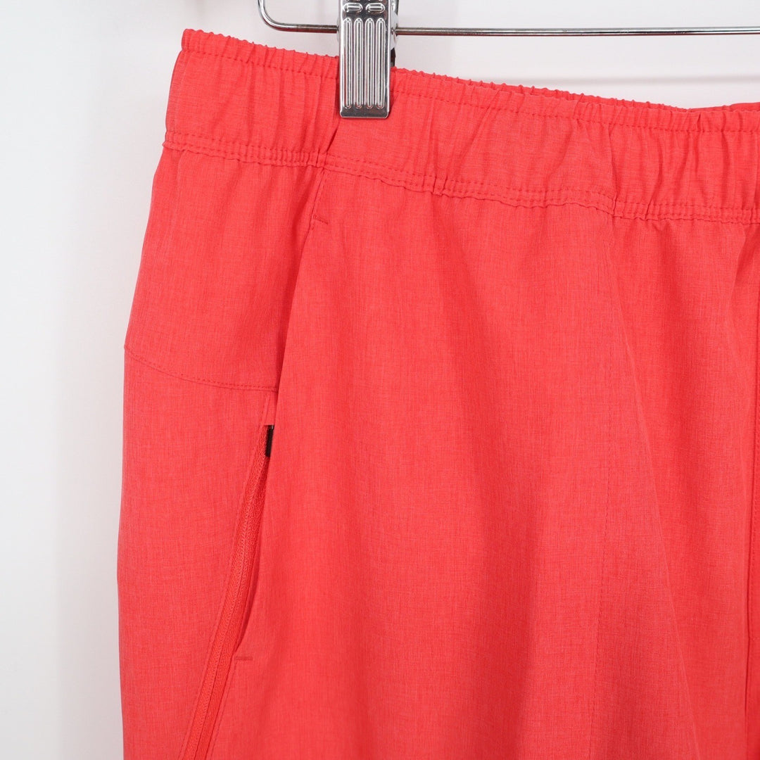 DSG Mens Agility Short 8 Inch Cabana Coral Heather Orange Athletic Medium NEW