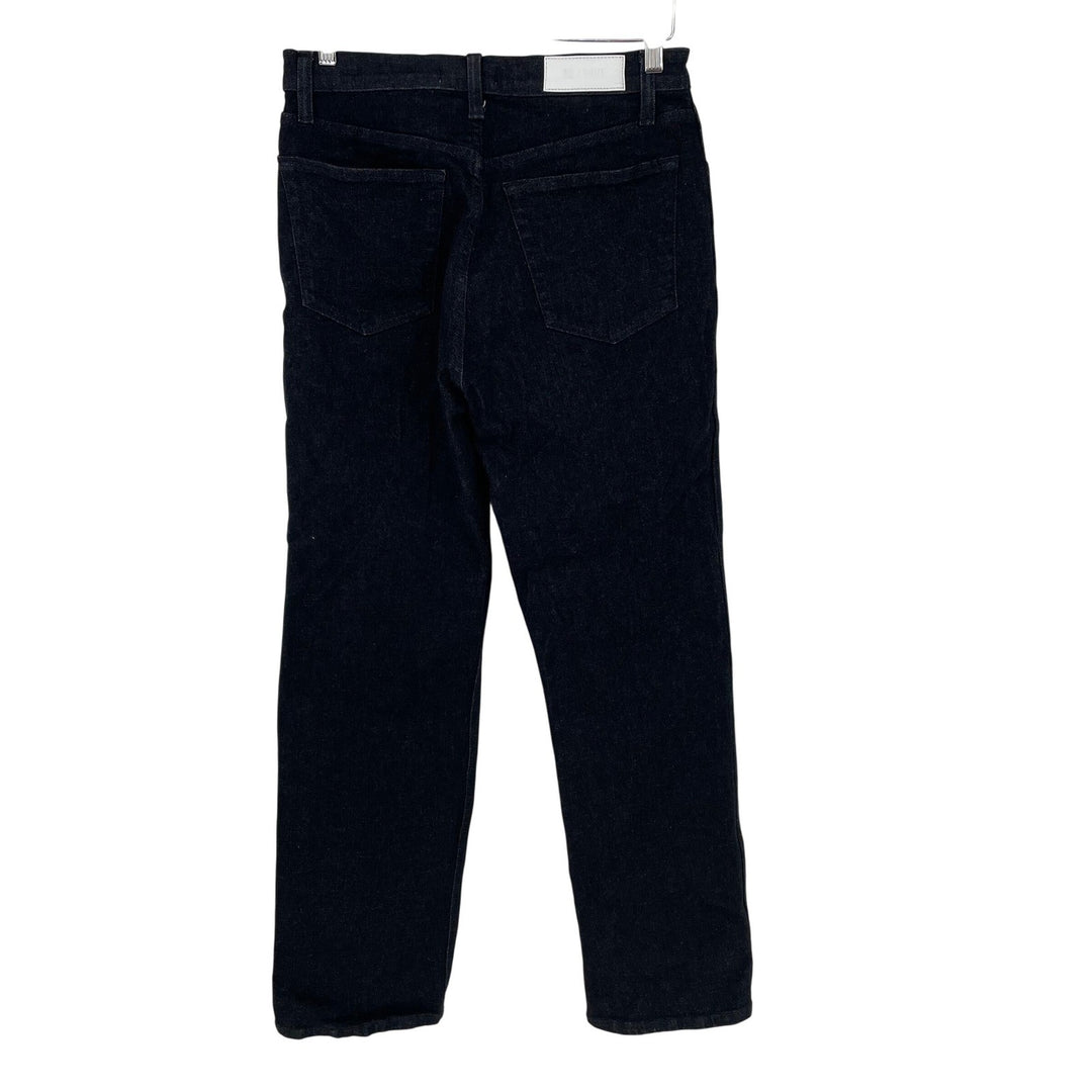 RE/DONE High Rise Loose Fit Jeans Size 29 Black Wash Denim Casual Retro Style