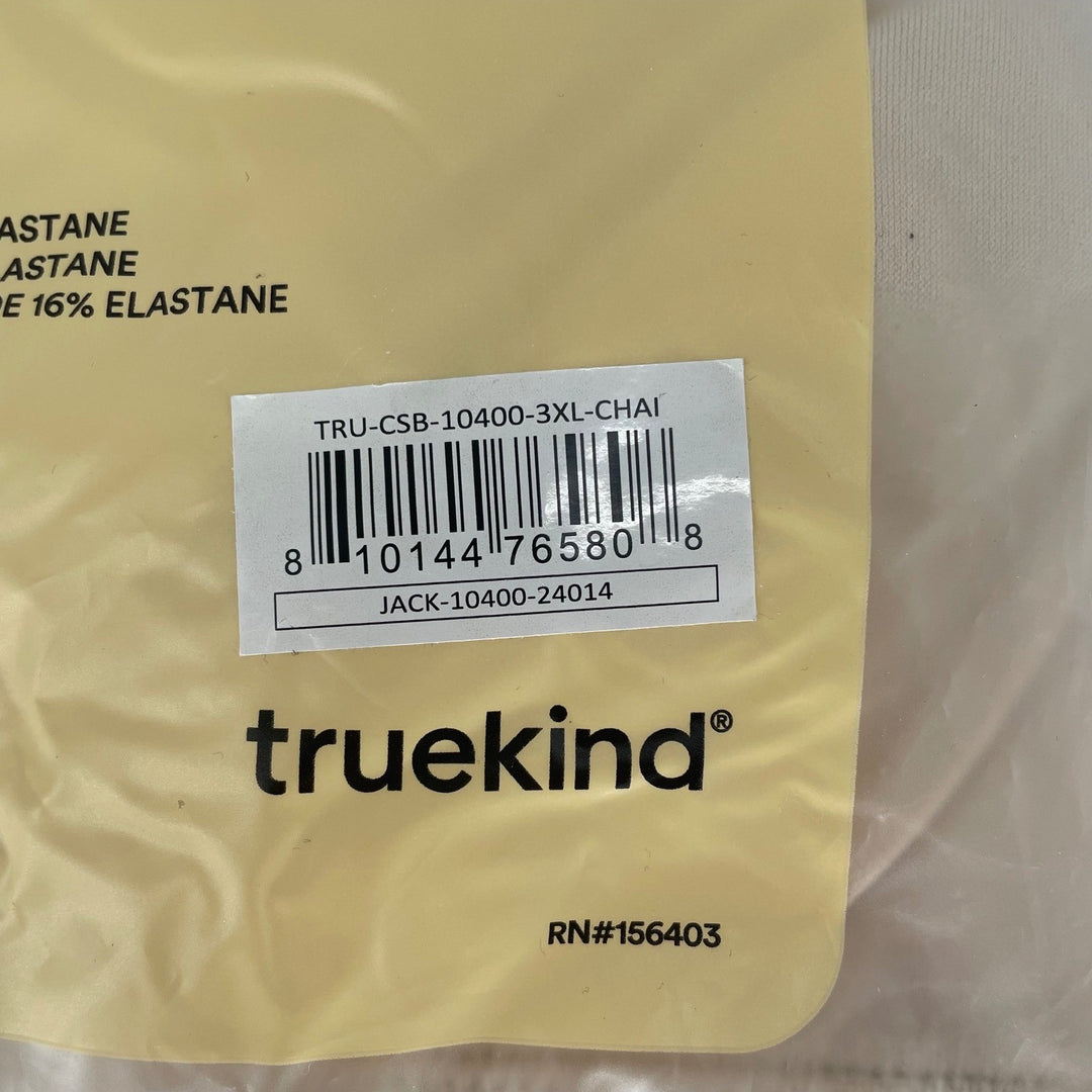 trukind Convertible Strapless Bandeau Bra Chai Size 3XL