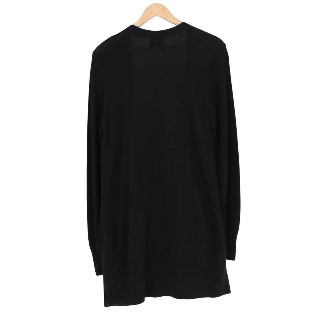 Old Navy Cardigan Sweater Womens Medium Black Knitted Stretch Open Front Pockets