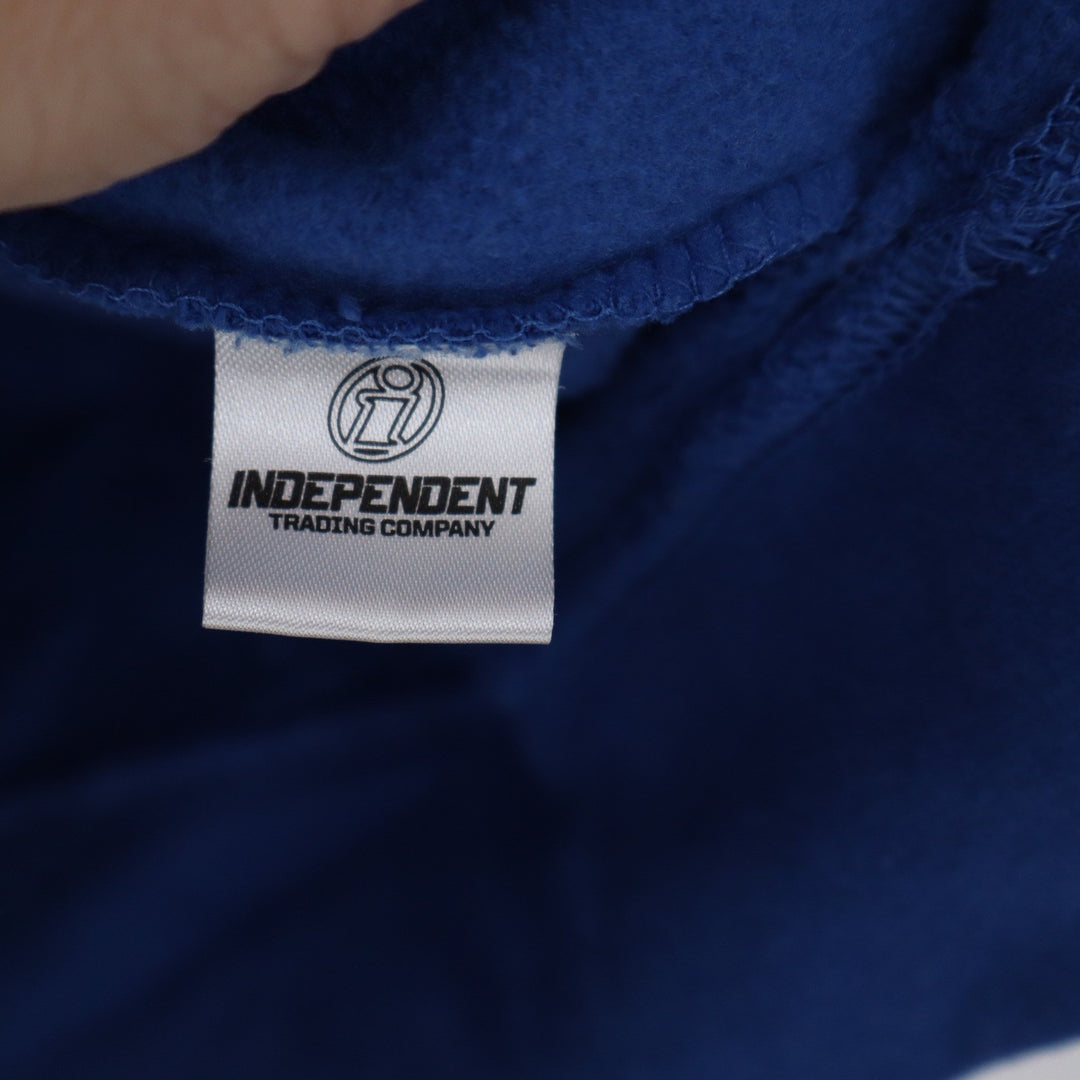 Independent Trading Co Philadelphia 76ers Hoodie Blue NBA Graphic Large