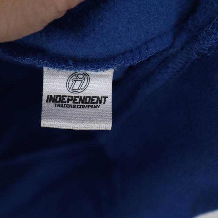 Independent Trading Co Philadelphia 76ers Hoodie Blue NBA Graphic Large