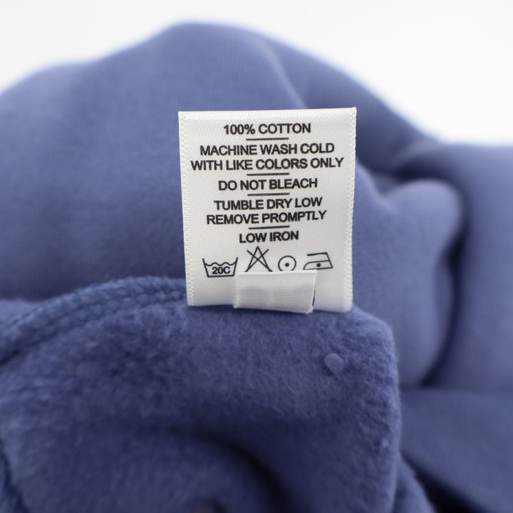 American Giant Midweight Sweatshirt Mens Large Blue Cotton Fleece Lined Pullover