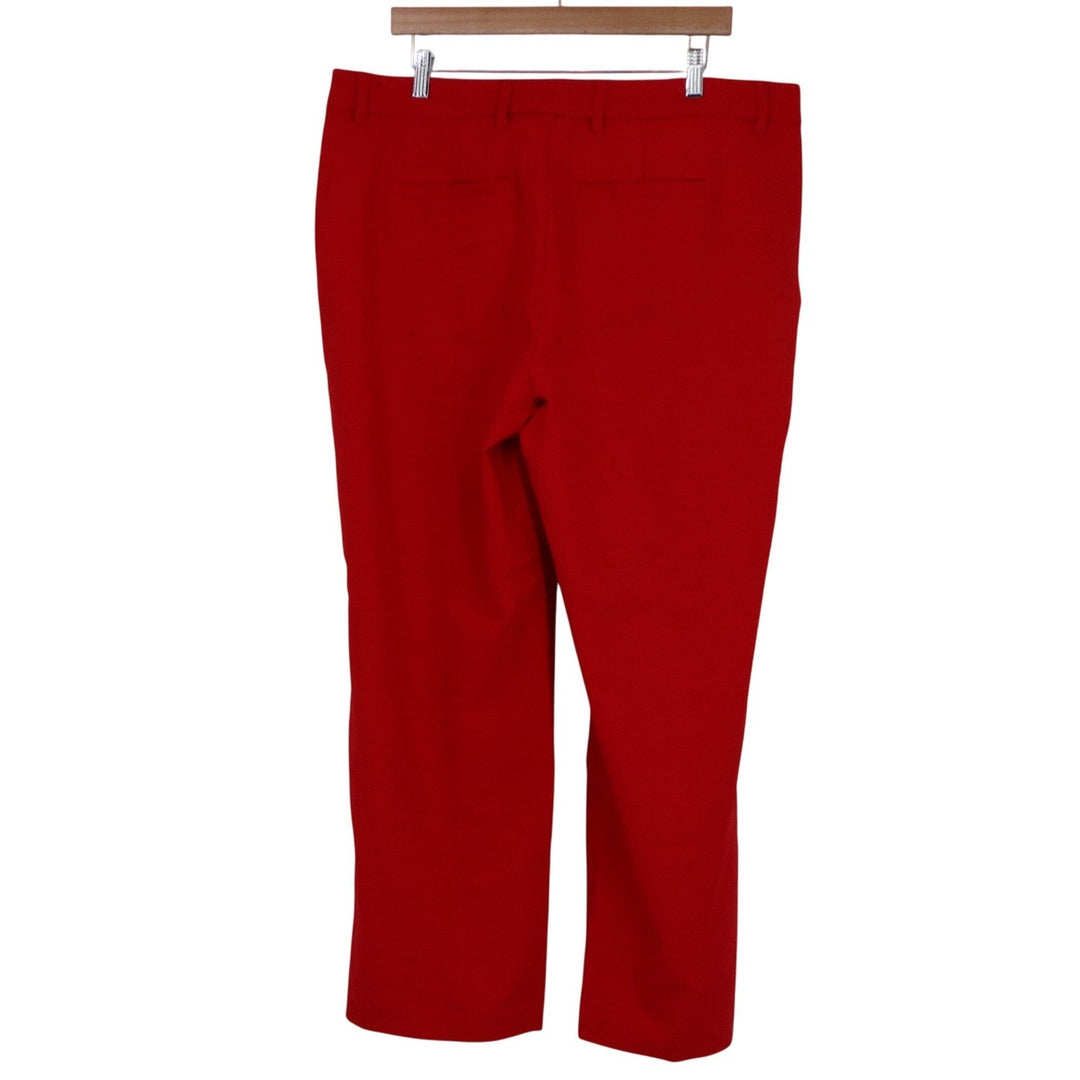 Liverpool Los Angeles Kelsey Wide Leg Trouser Red Plus Size 18W Ponte Pant