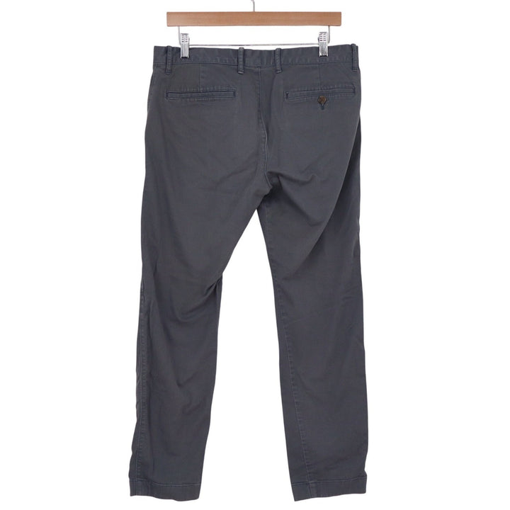 J.Crew Flex Slim Fit Chino Pants Mens 32x30 Gray Cotton Stretch Trousers