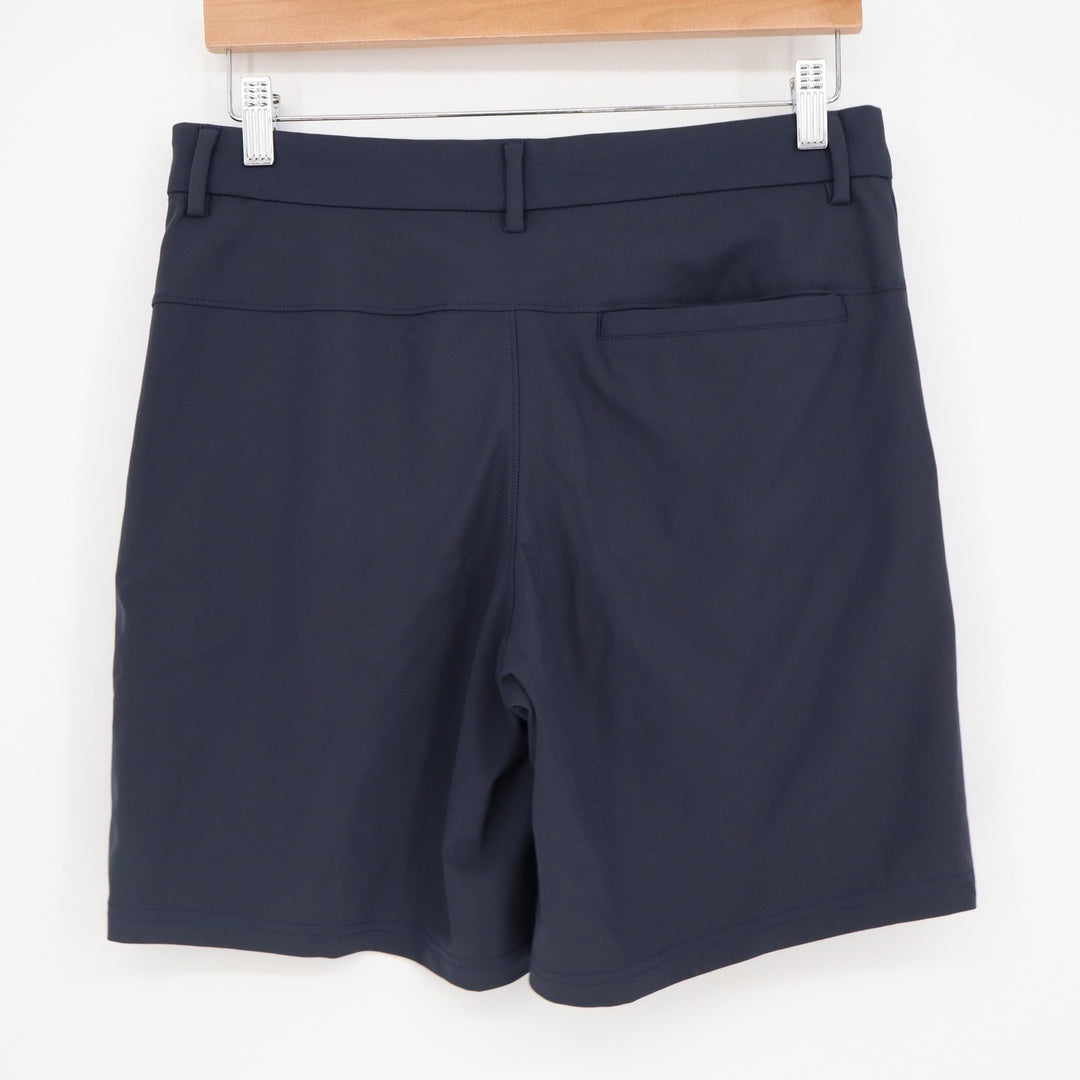 Commission Shorts Mens 30 Navy Blue Technical Stretch 8 Inch Inseam