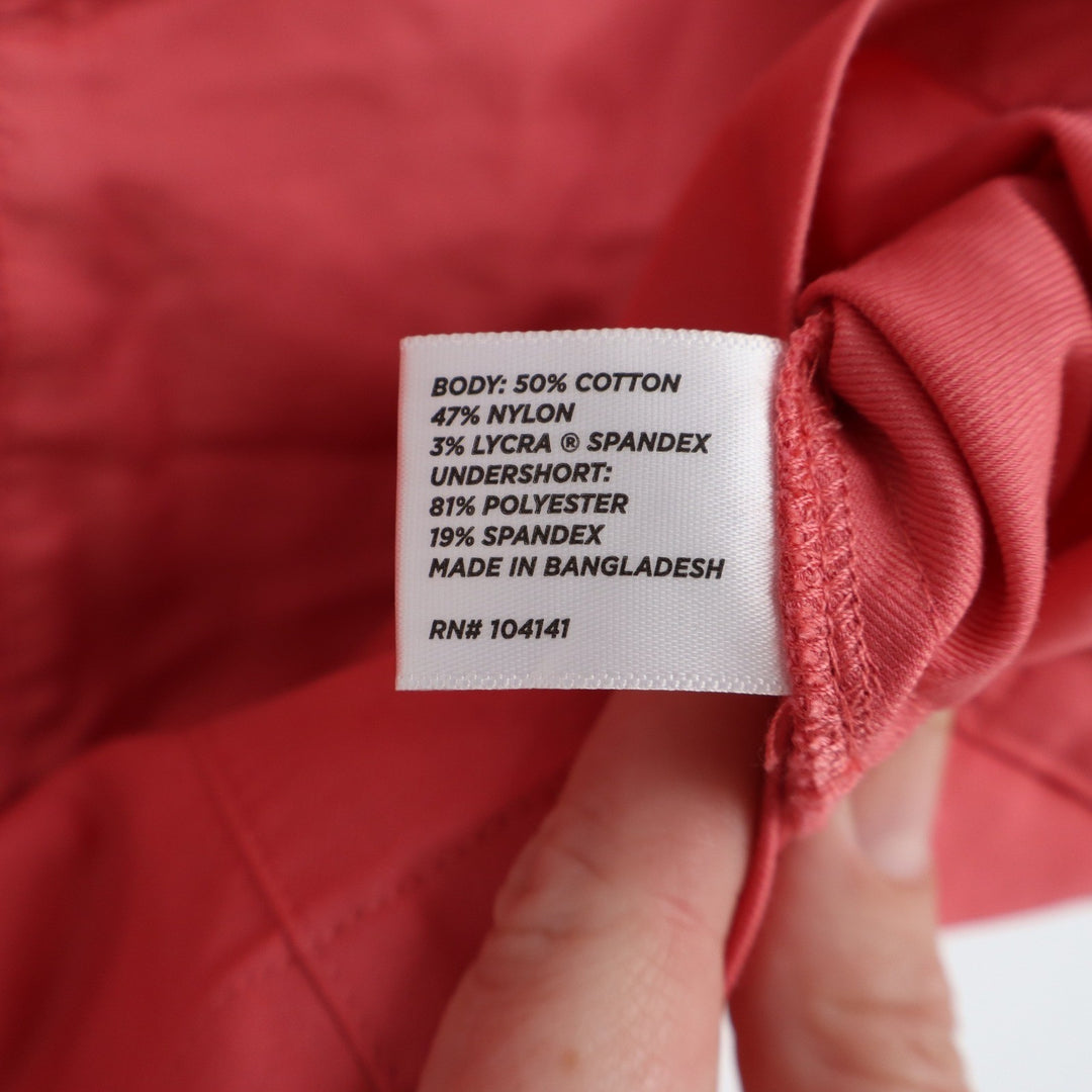 Walter Hagen Clubhouse 16" Skort Pink Rouge Womens 6 Golf Skirt