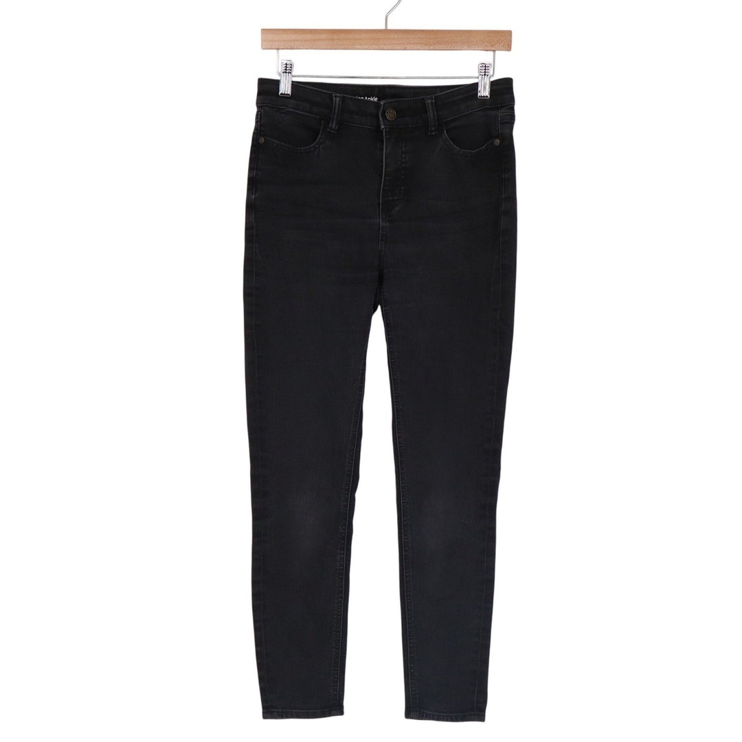 Talbots Flawless High Rise Jegging Ankle Jeans Black Womens 4P Petite