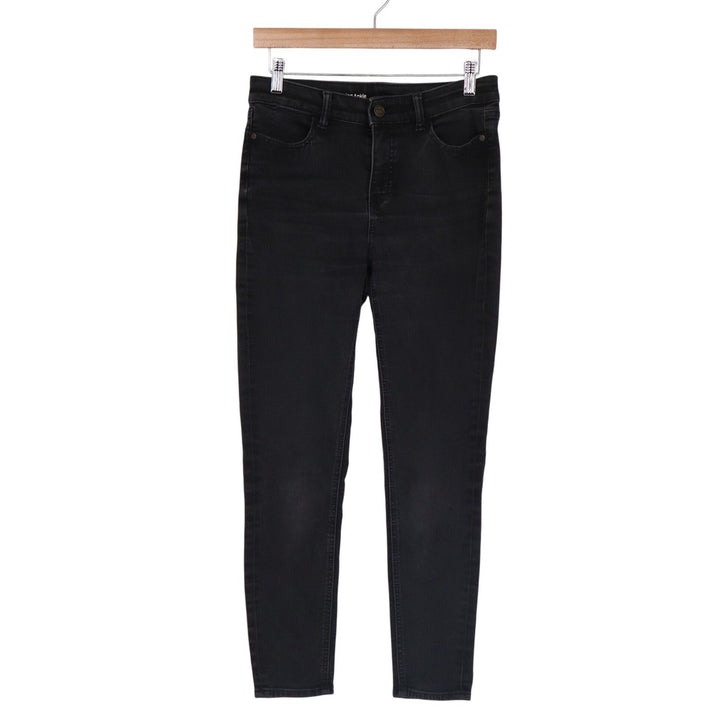 Talbots Flawless High Rise Jegging Ankle Jeans Black Womens 4P Petite