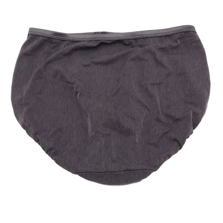 Vanity Fair Illumination Hi Cut Brief Panties Womens XL Black Stretch Flattering