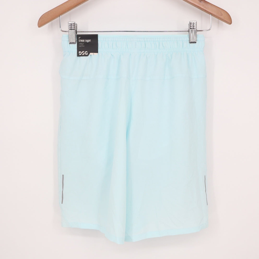 DSG Mens 7 Inch Stride Short Light Blue Athletic Running XS