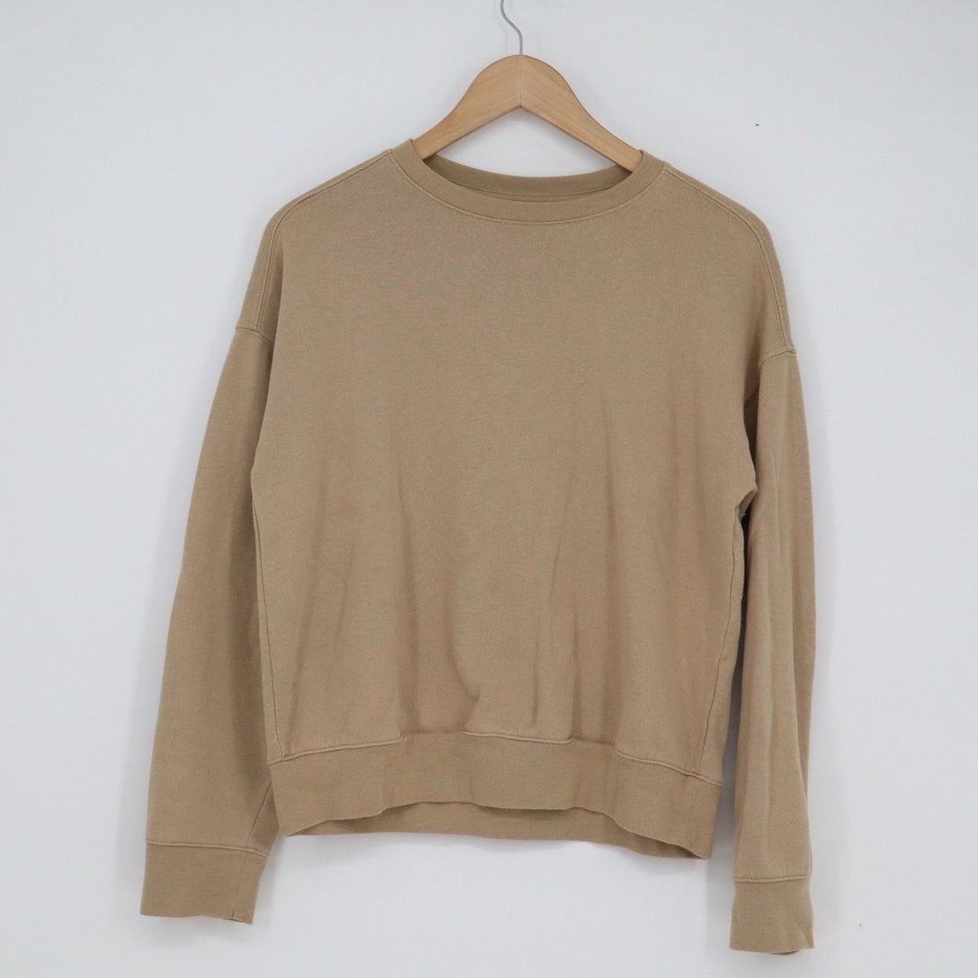 Athletic Works Girls XL 14-16 Tan Crewneck Sweatshirt Fleece