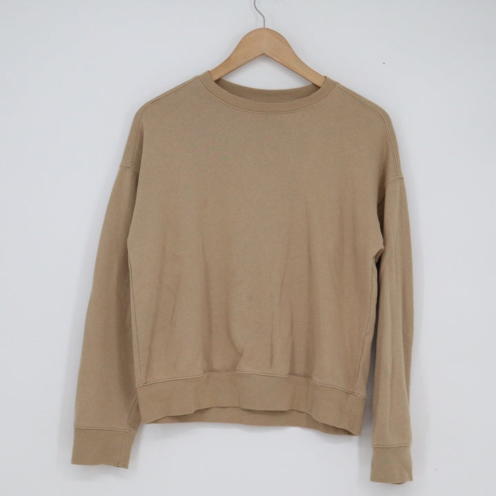 Athletic Works Girls XL 14-16 Tan Crewneck Sweatshirt Fleece