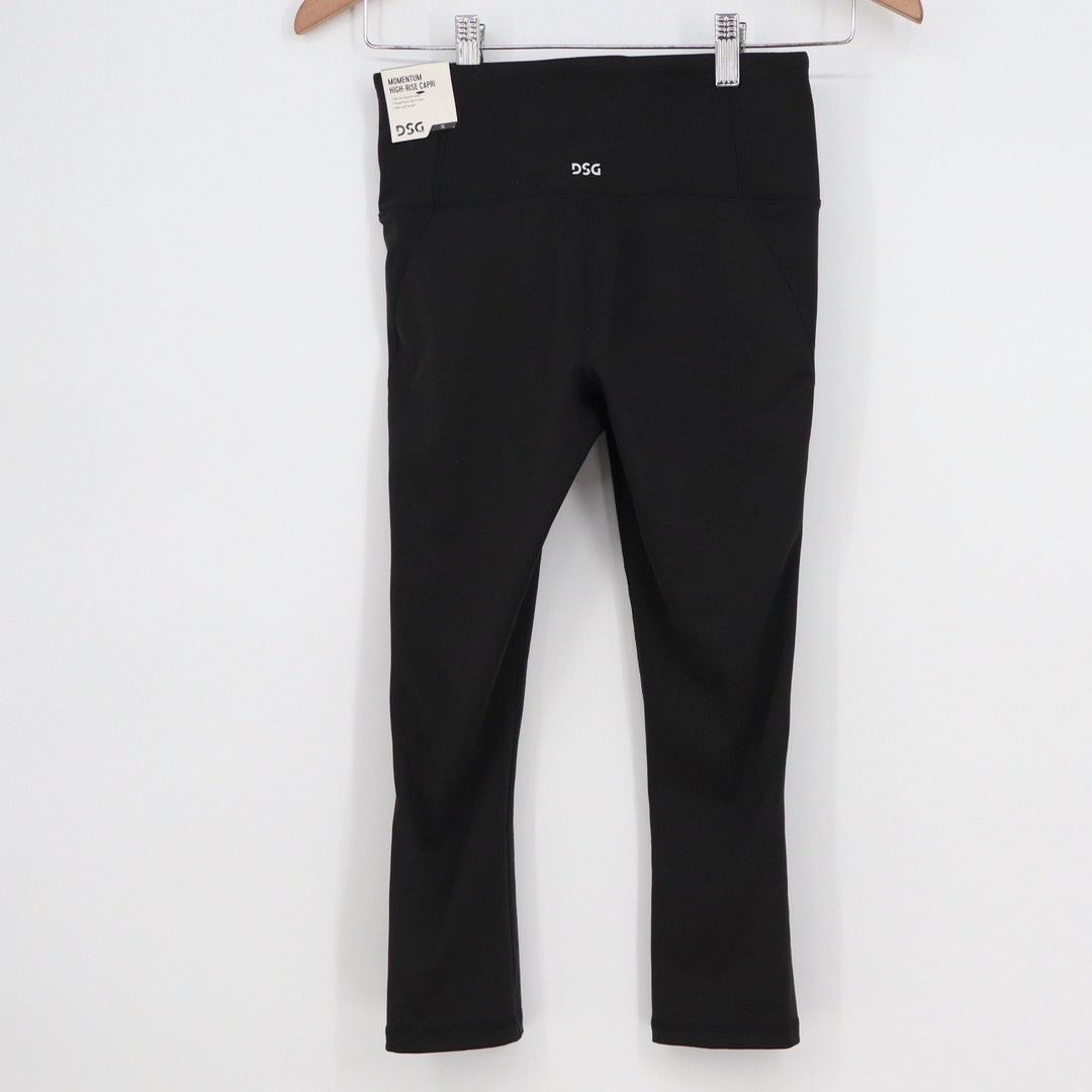 DSG Womens Momentum Capri High Rise Leggings Pure Black XS