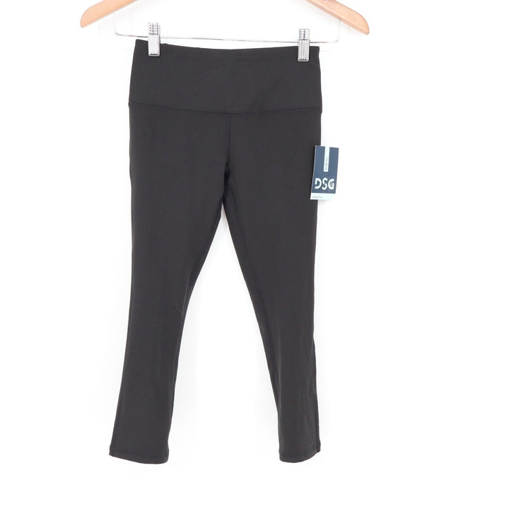DSG Momentum Womens High Rise Capri Leggings Pure Black Size 2XS NWT