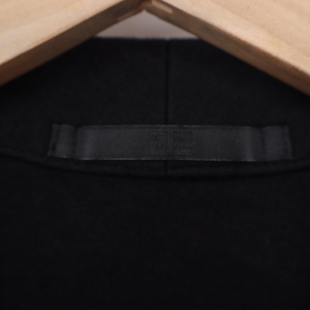 Uniqlo Black Knit Shawl Collar One Button Blazer Jacket Small