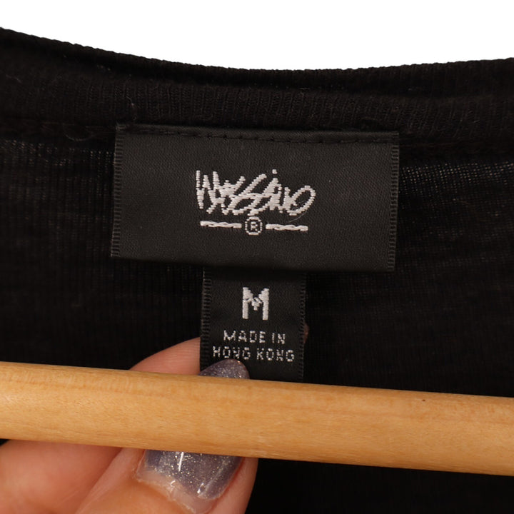 Mossimo Cardigan Sweater Womens Medium Black Knit Pima Cotton Warm Button Front