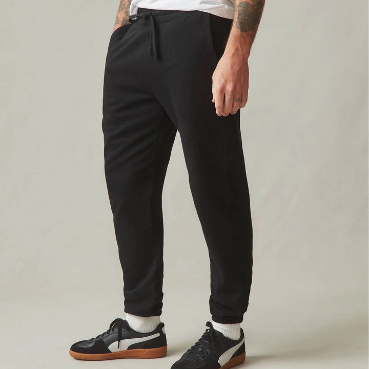 American Giant Classic Sweatpants Men XL Black Stretch Tapered Leg Jogger Casual