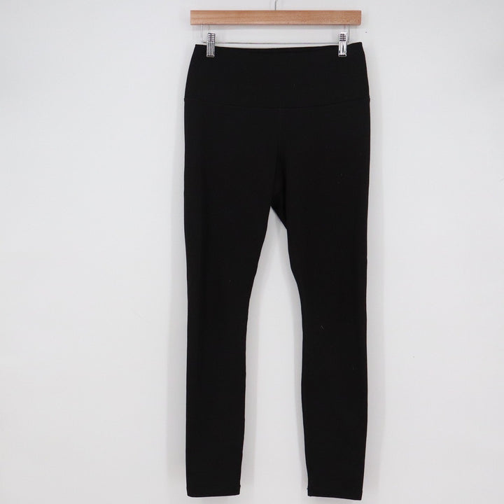 90 Degree by Reflex Womens Black High Rise Activewear Leggings Size Medium