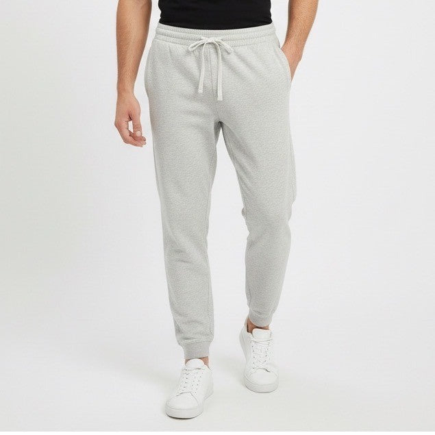 H&M Regular Fit Jogger Sweatpants Light Gray Size L Drawstring Comfort