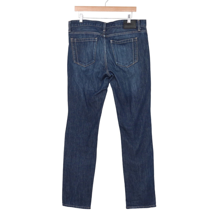Perry Ellis Jeans Mens 34x34 Straight Leg Dark Wash Blue Denim Excellent