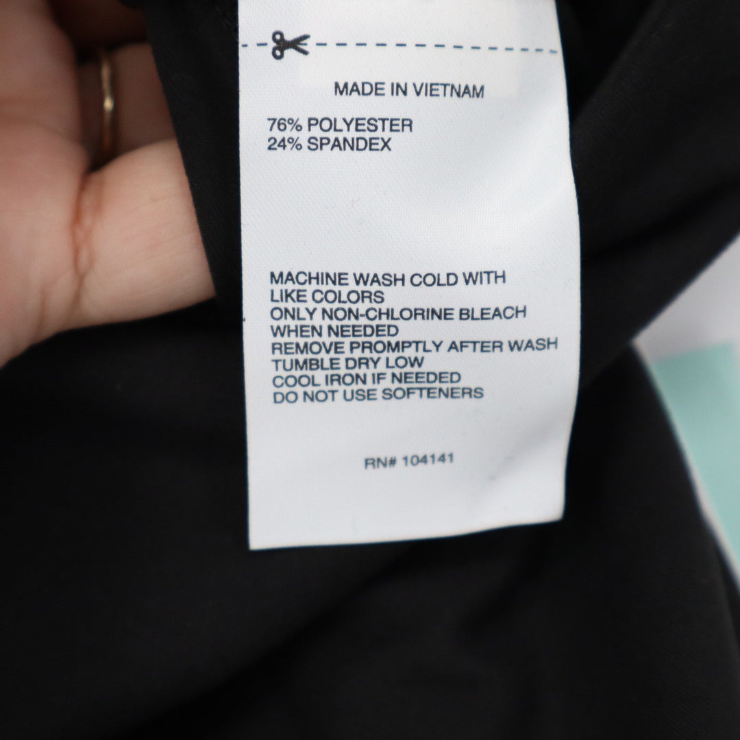 DSG Womens Momentum Capri Leggings Pure Black Size 2XS